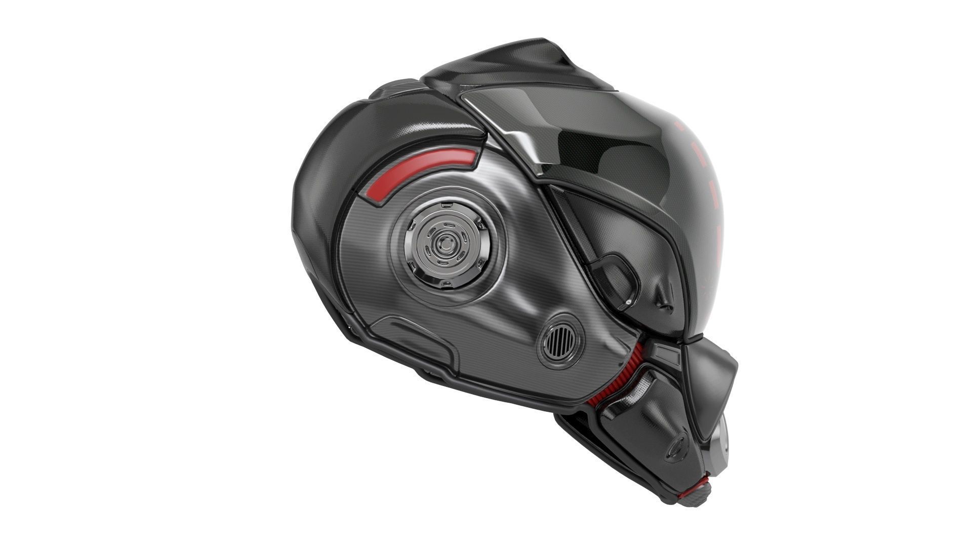 Sci-Fi Helmet 3D model_9