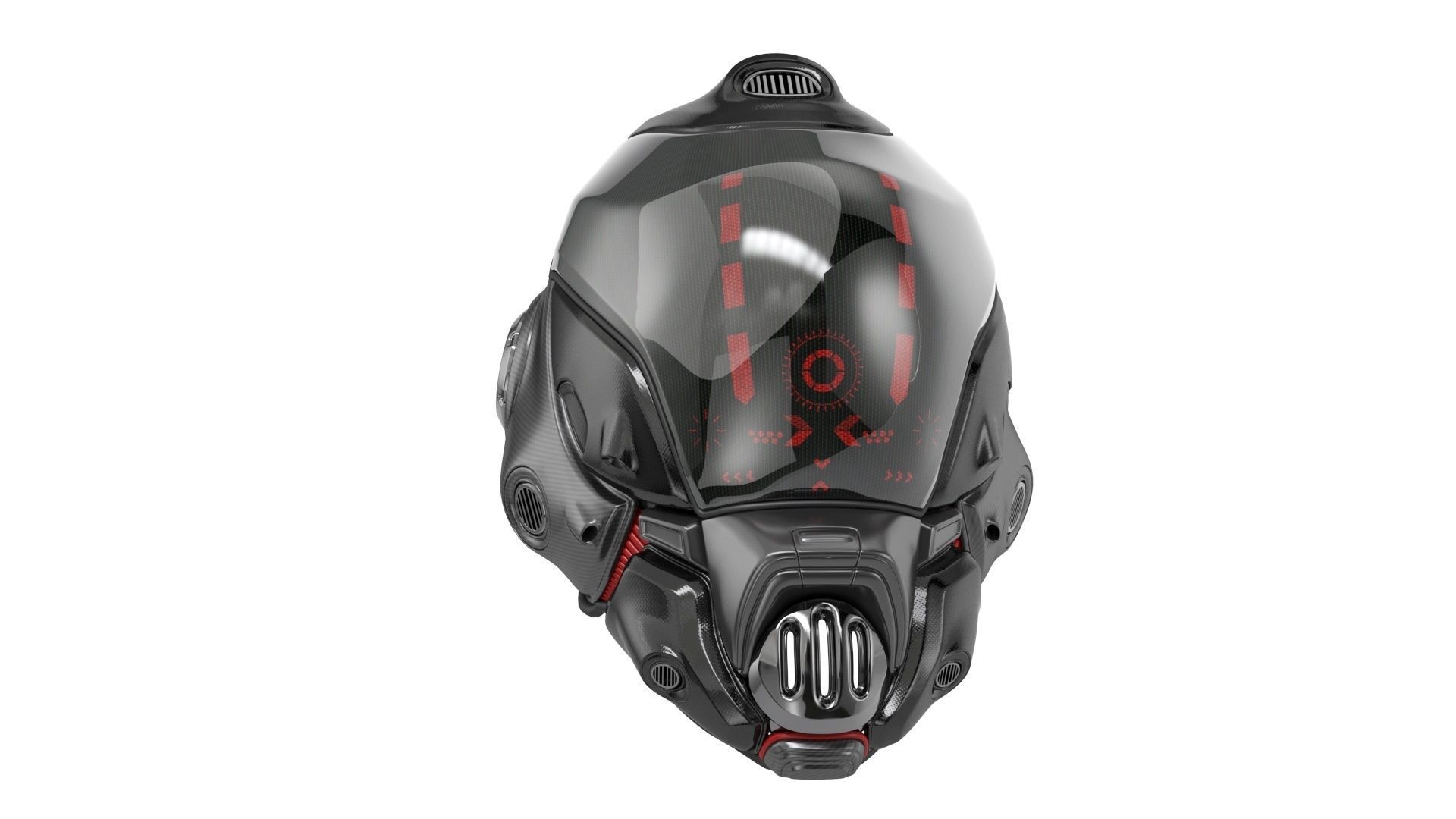 Sci-Fi Helmet 3D model_13