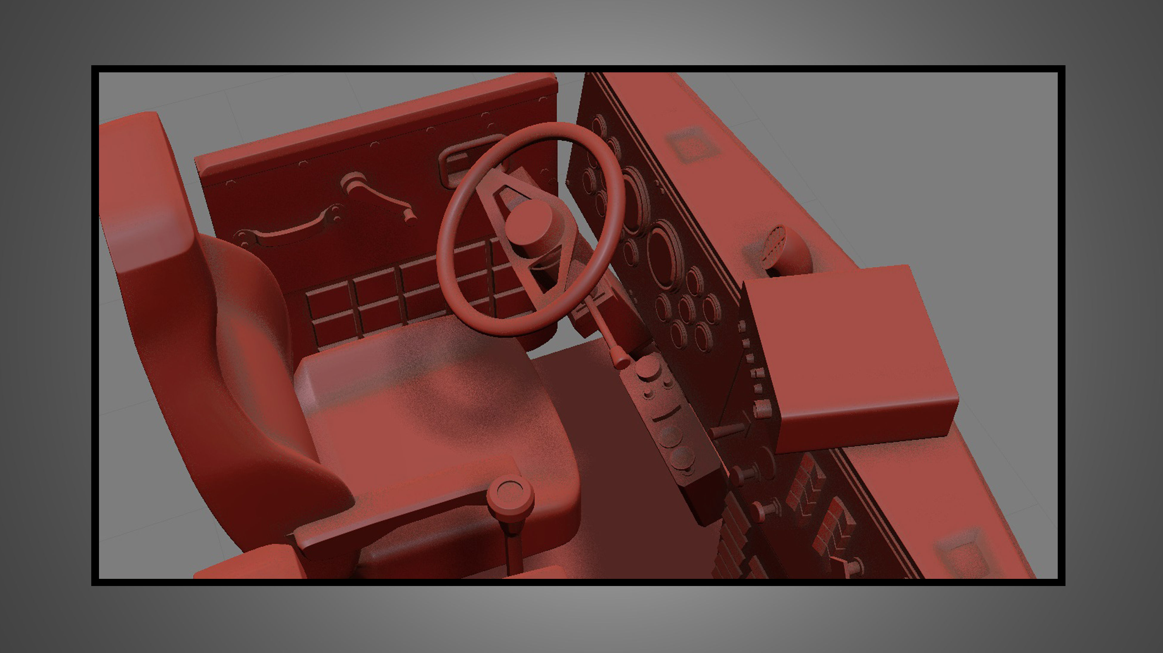 57P Semi Truck - Low Roof Sleeper Truck - Modified Version 3D model_19