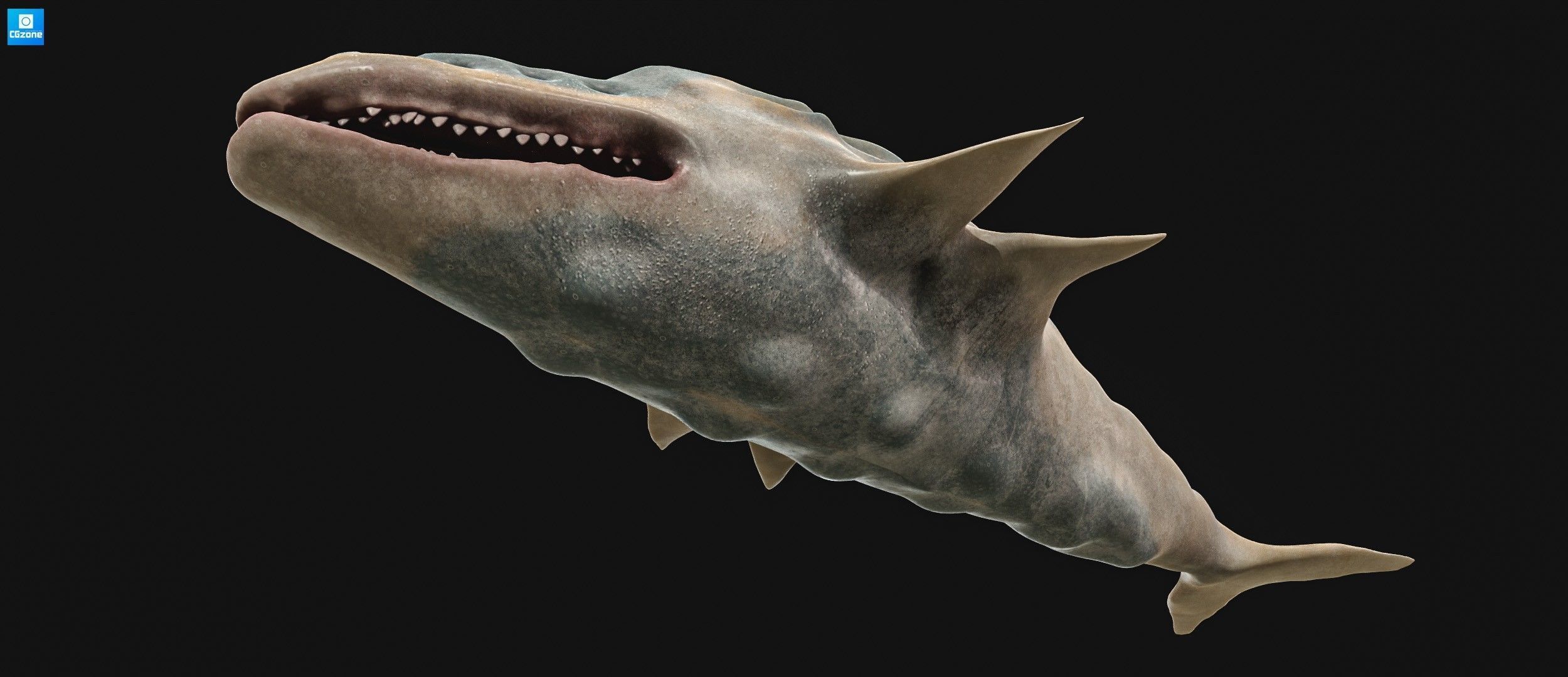 Sea monster 3D model_9