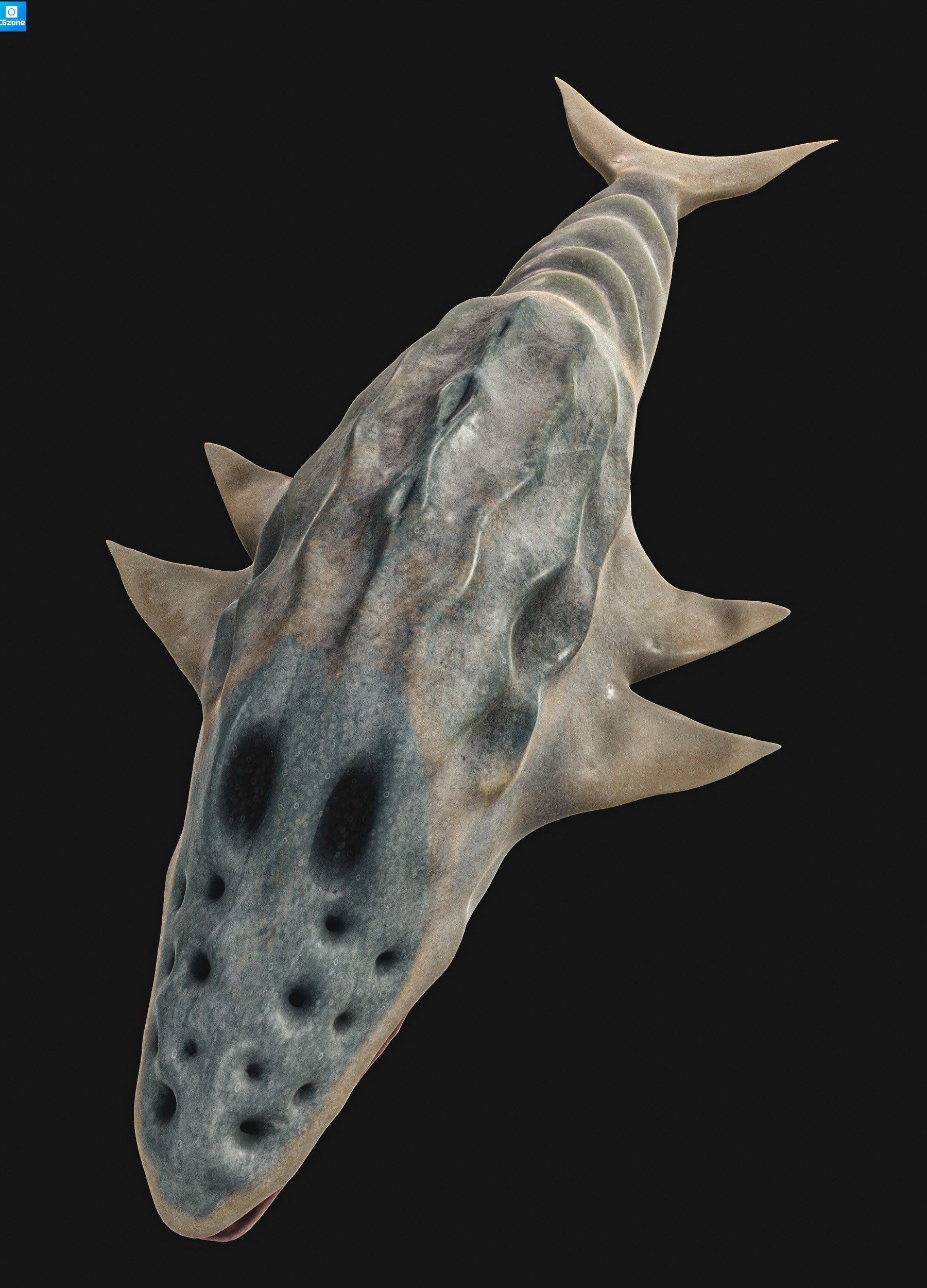 Sea monster 3D model_10