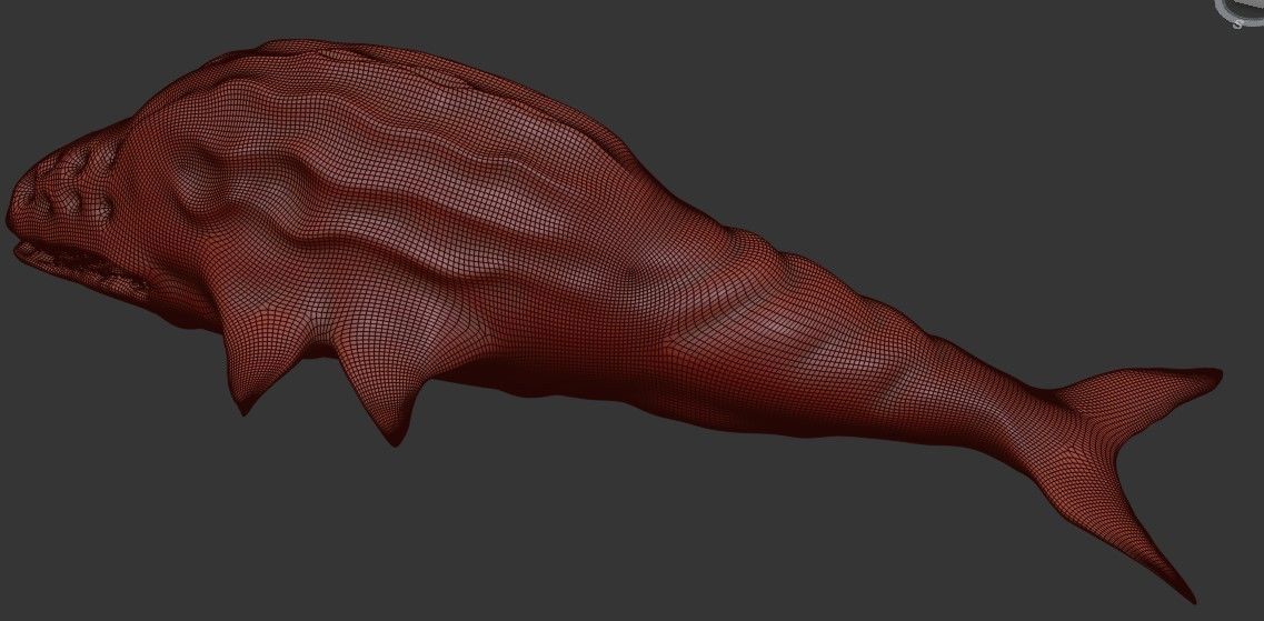 Sea monster 3D model_17