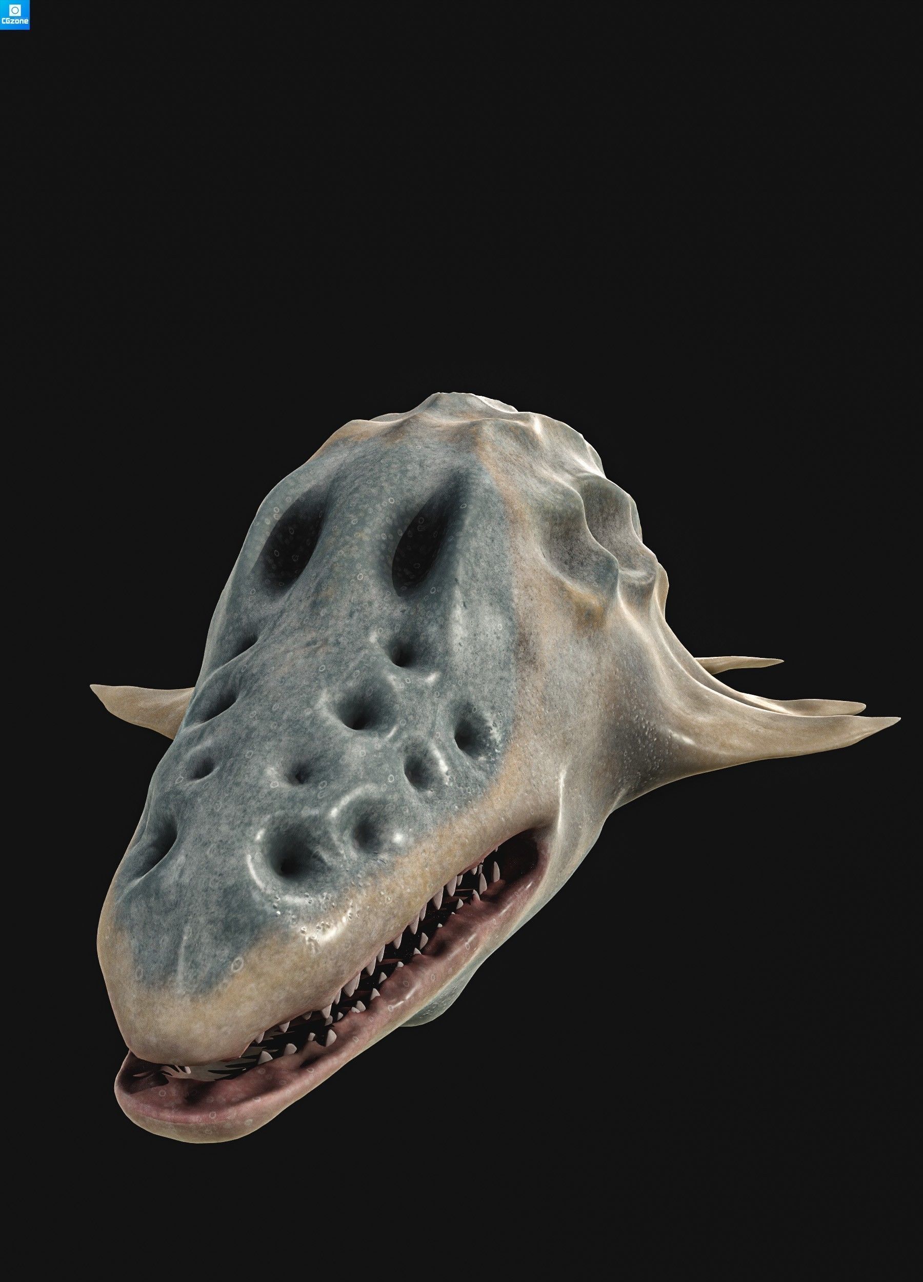Sea monster 3D model_4