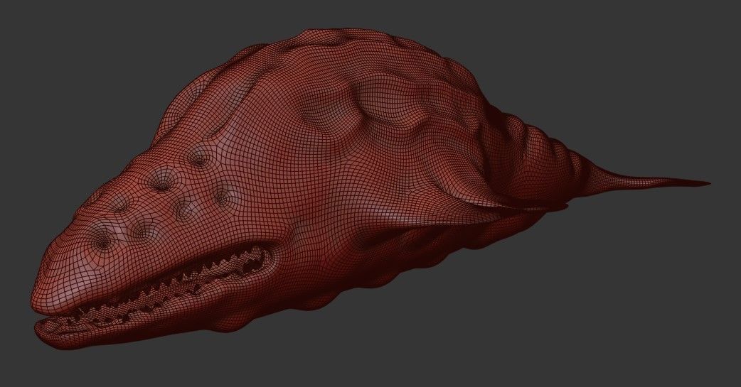 Sea monster 3D model_16
