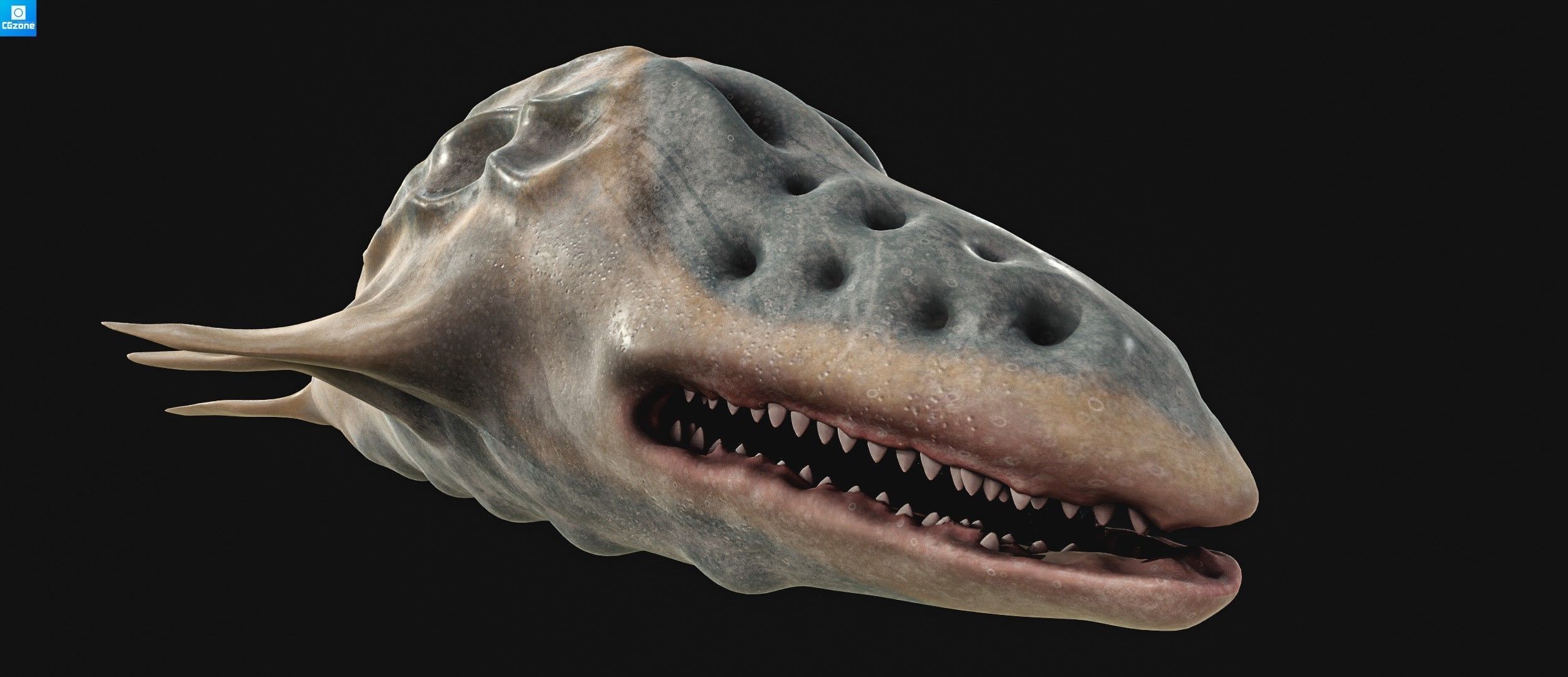 Sea monster 3D model_2