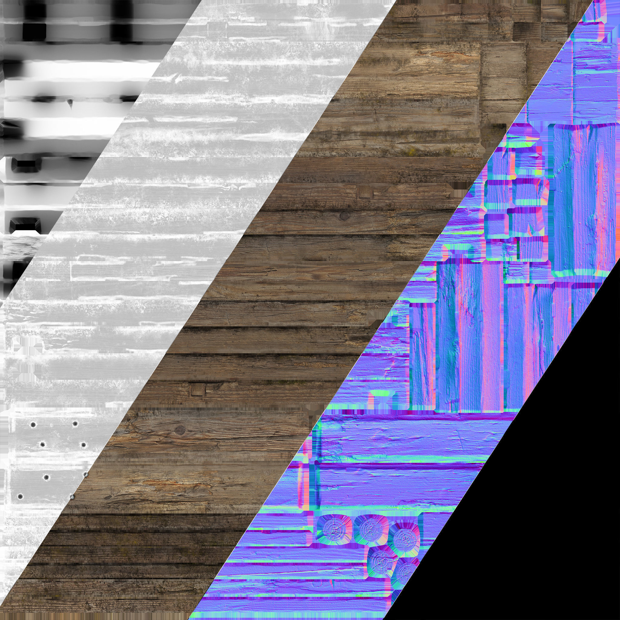 Sawmill Mechanism with Storage Low-poly 3D model_29