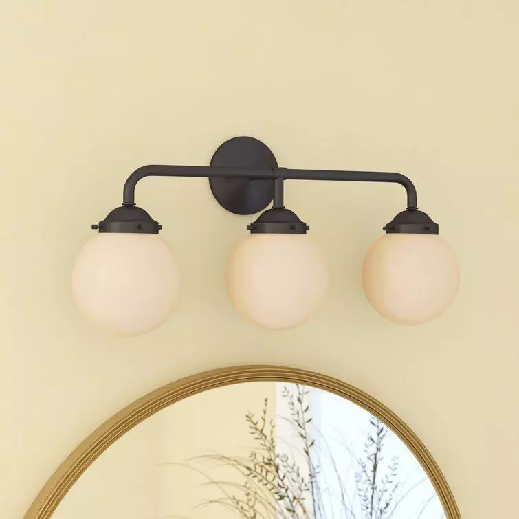 Saskia Oil Rubbed Bronze Vanity Light - 2 Colour 3D model