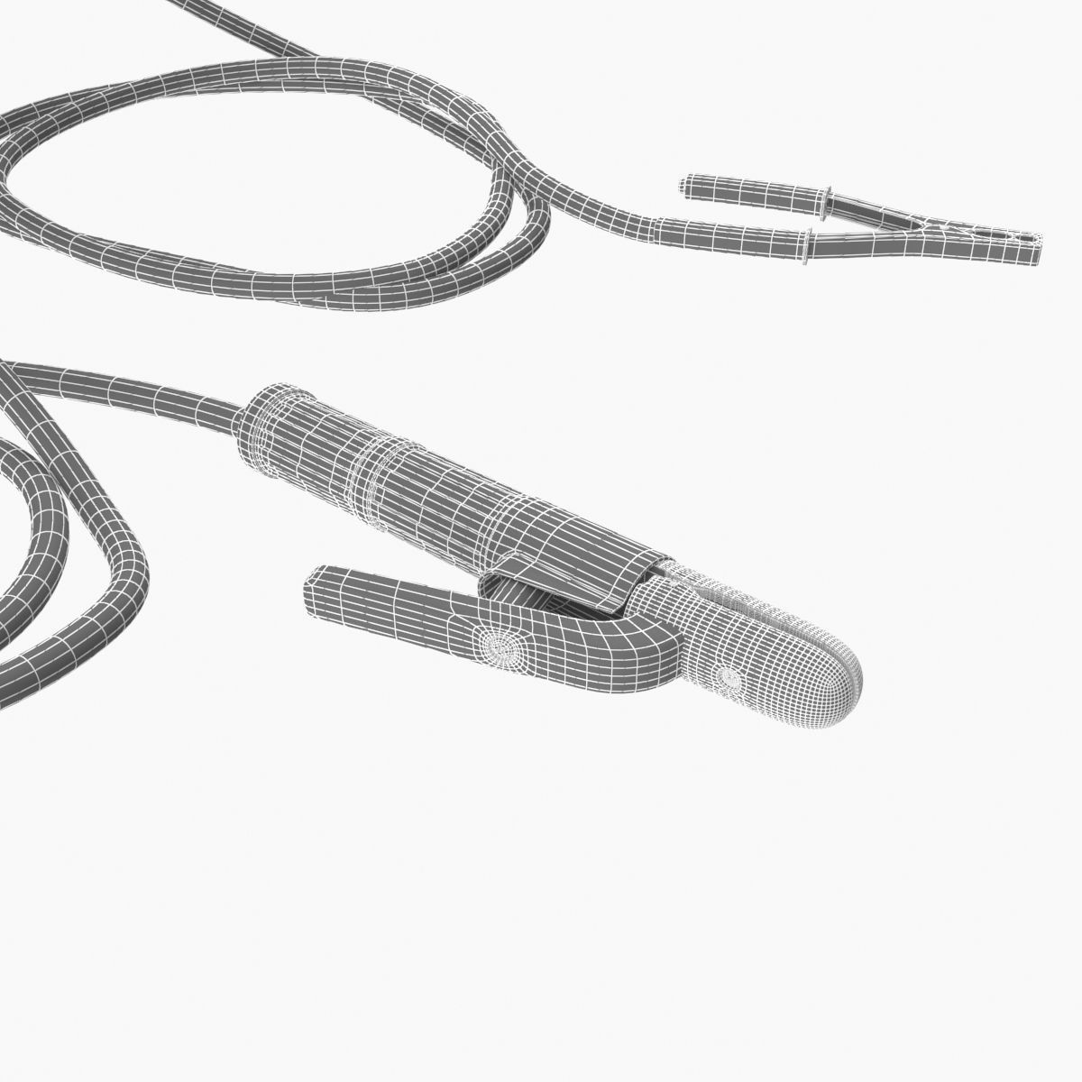 New red painted weld machine industrial tool  nanite ready da1 3D model_18