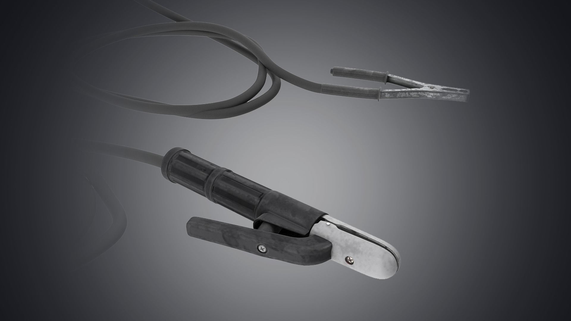 New red painted weld machine industrial tool  nanite ready da1 3D model_12