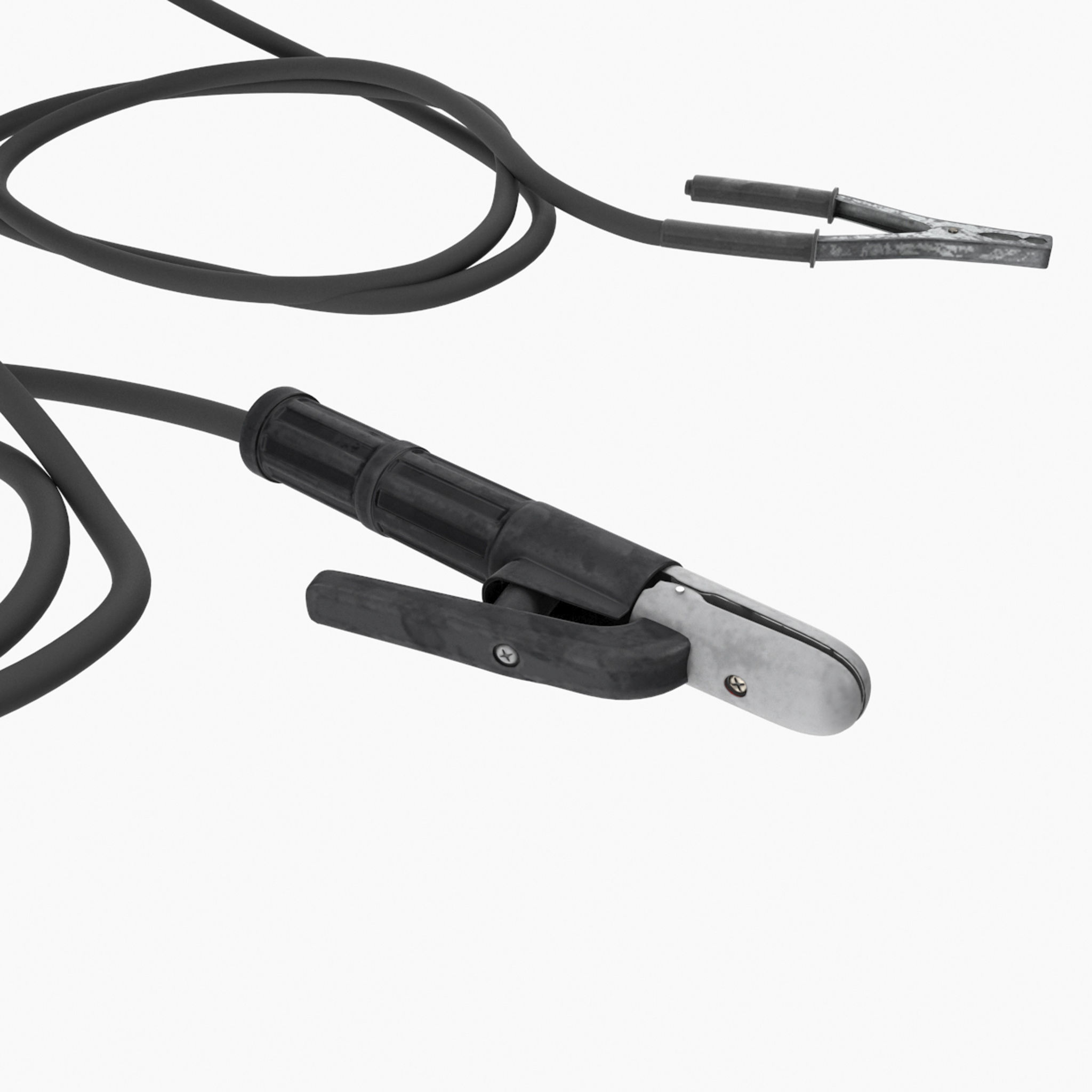 New red painted weld machine industrial tool  nanite ready da1 3D model_7