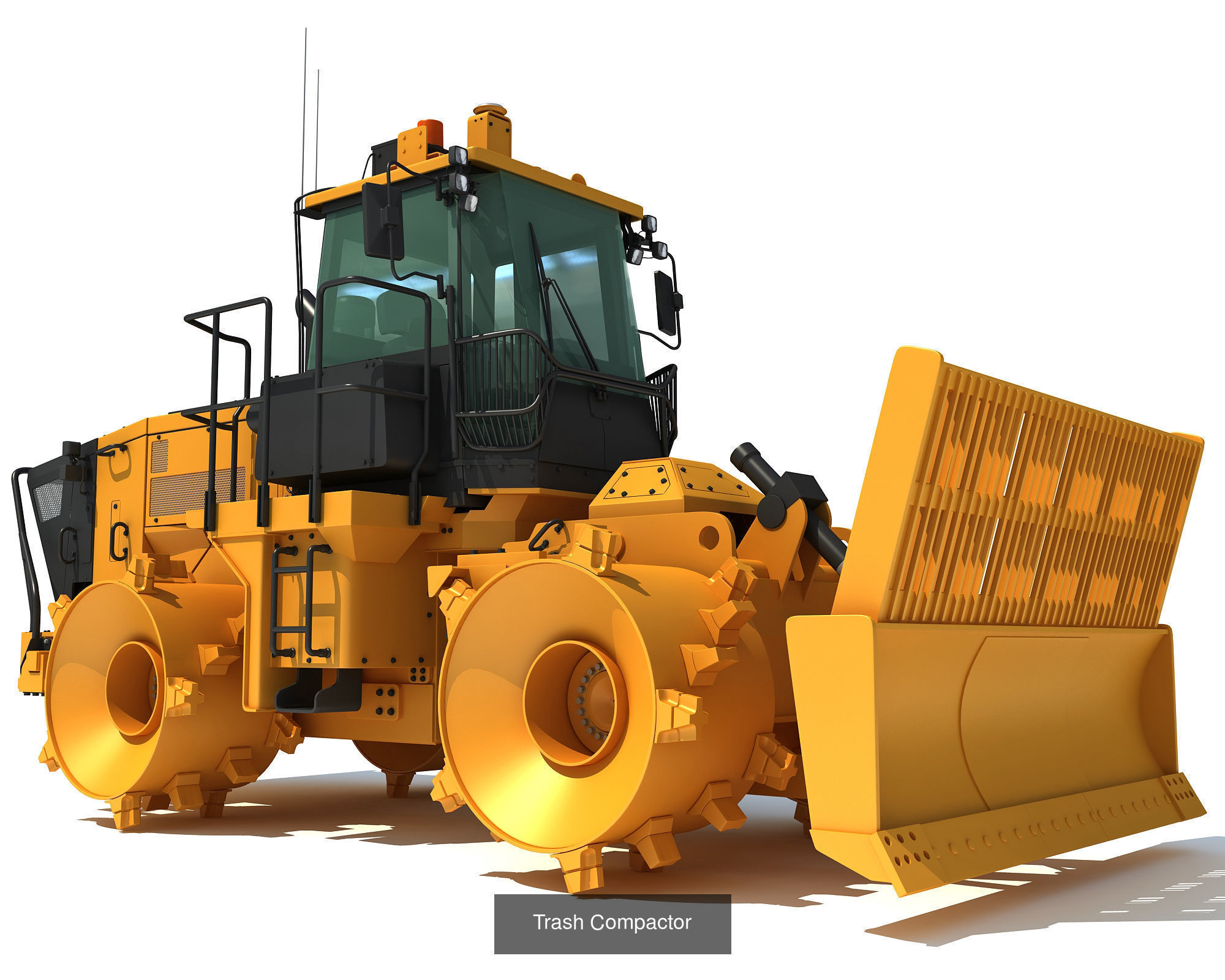 Heavy Construction Machinery 3D Model Collection_6