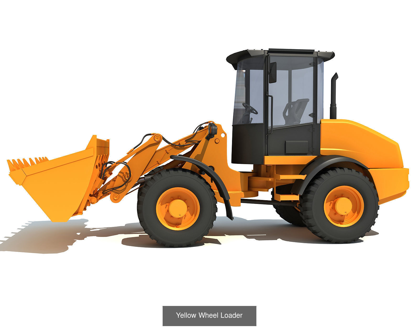 Heavy Construction Machinery 3D Model Collection_8