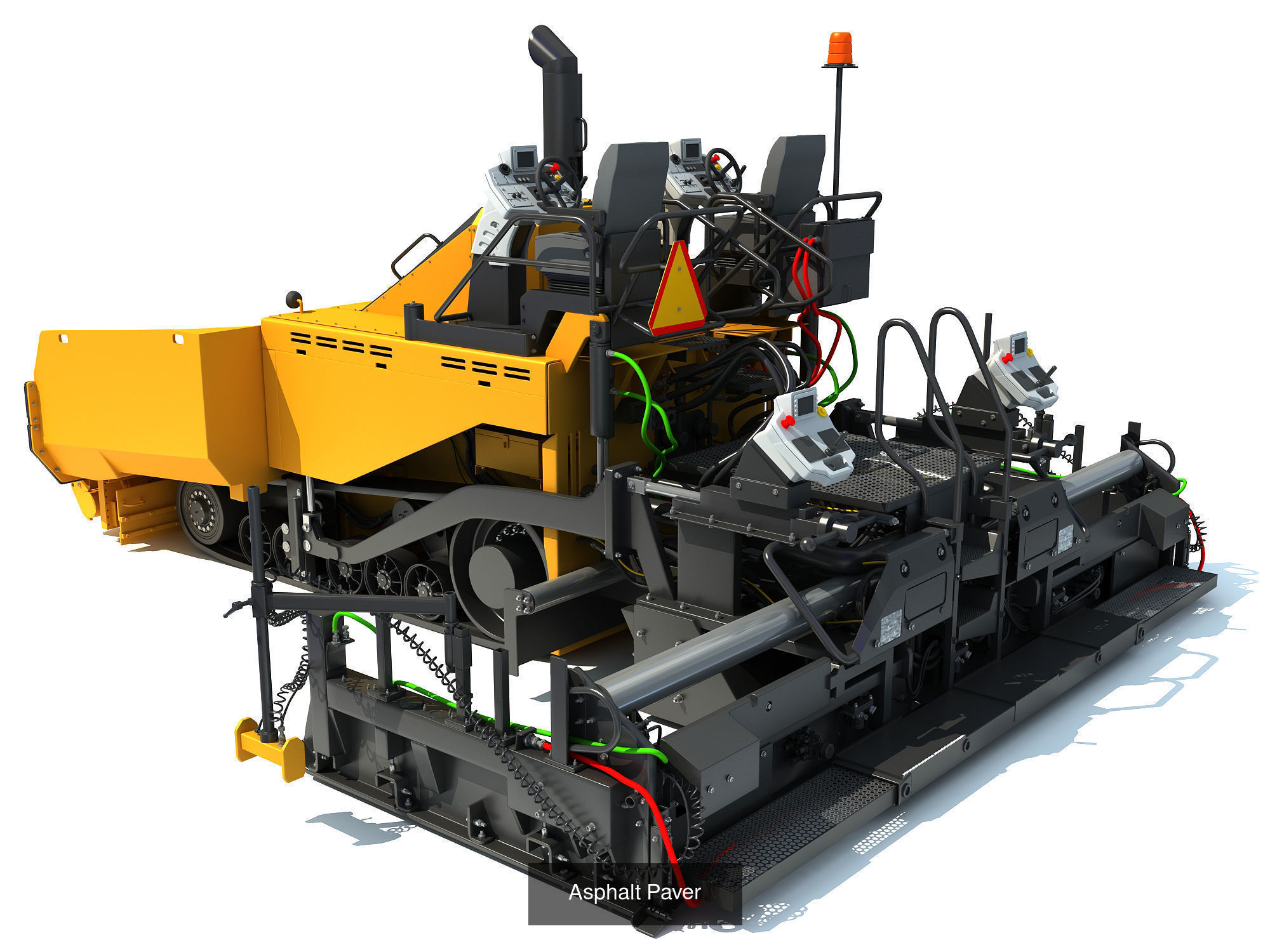 Heavy Construction Machinery 3D Model Collection_4