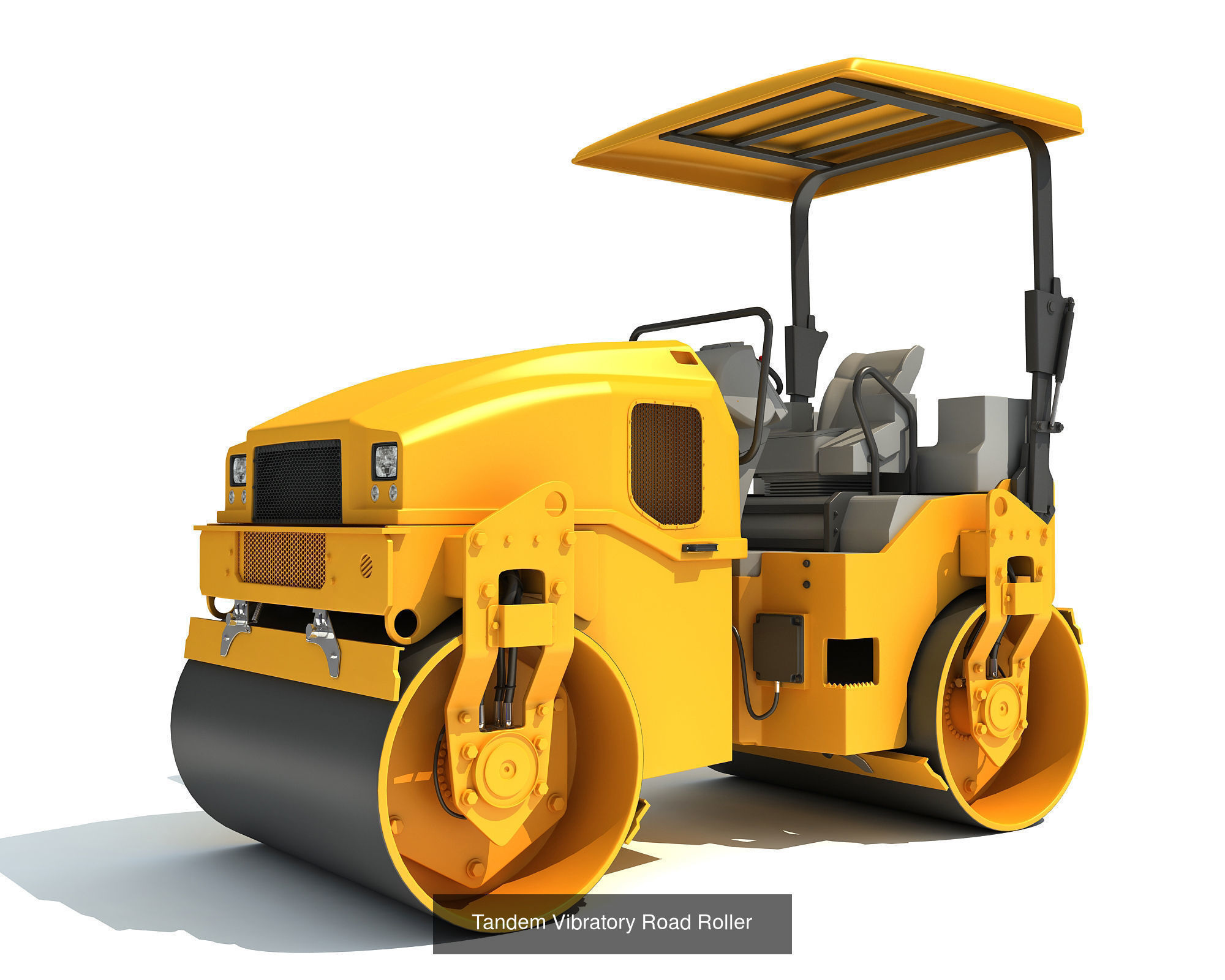 Heavy Construction Machinery 3D Model Collection_7