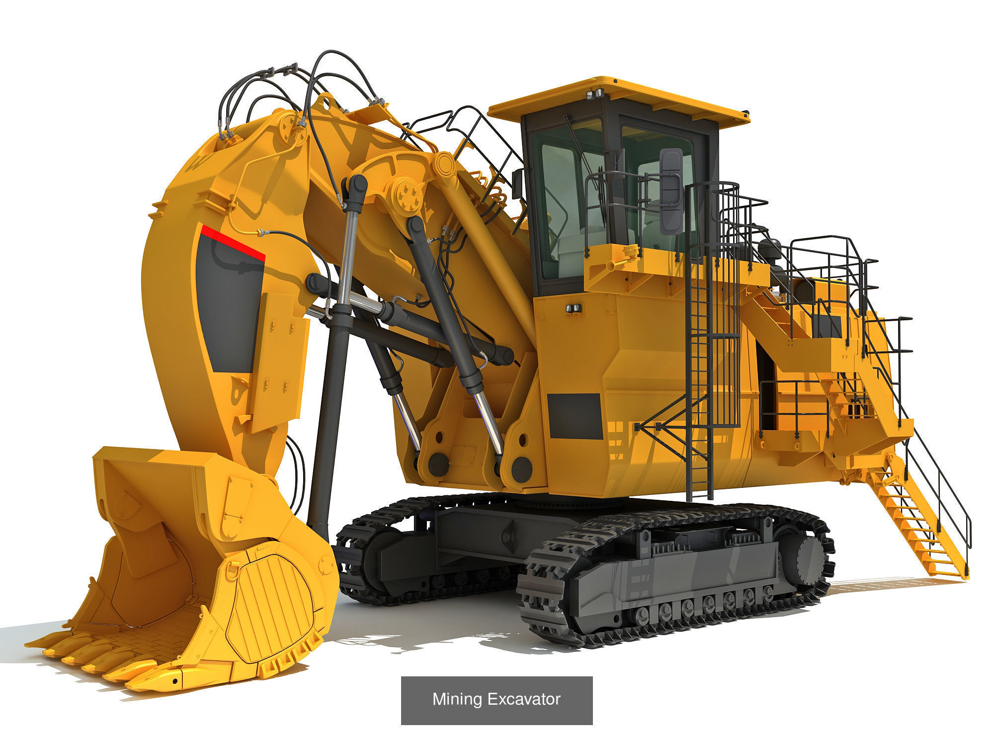 Heavy Construction Machinery 3D Model Collection_1