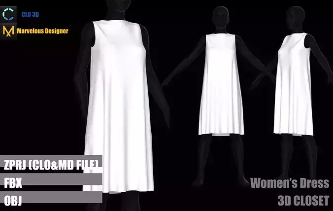 Free dress Free 3D model