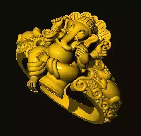 ganesh ganesha ring
