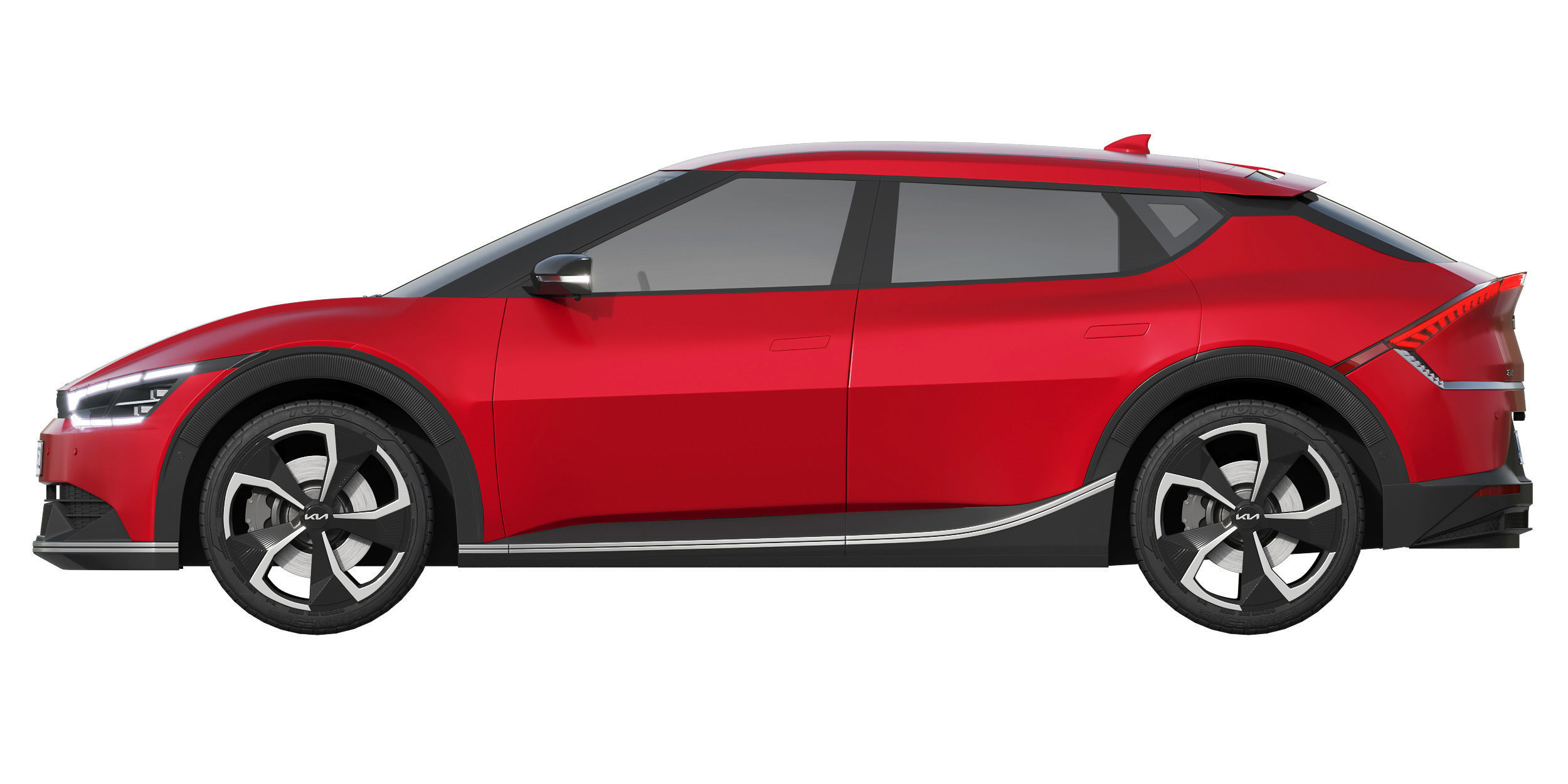 Kia EV6 AIR 2022 3D model_5