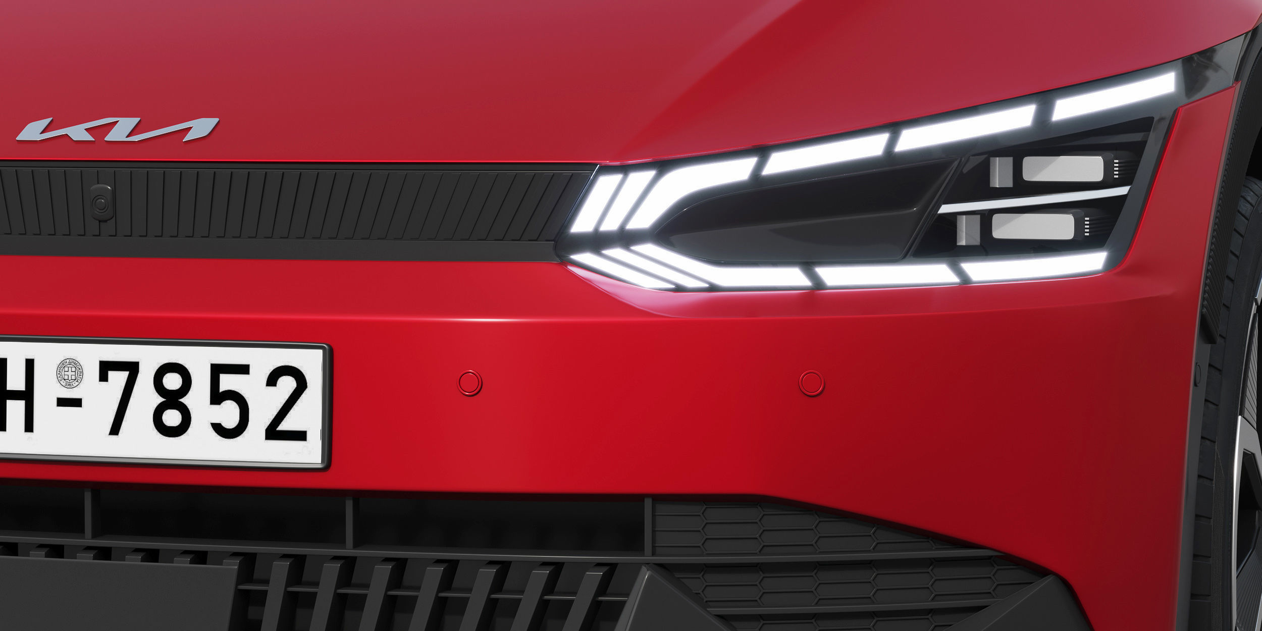 Kia EV6 AIR 2022 3D model_12