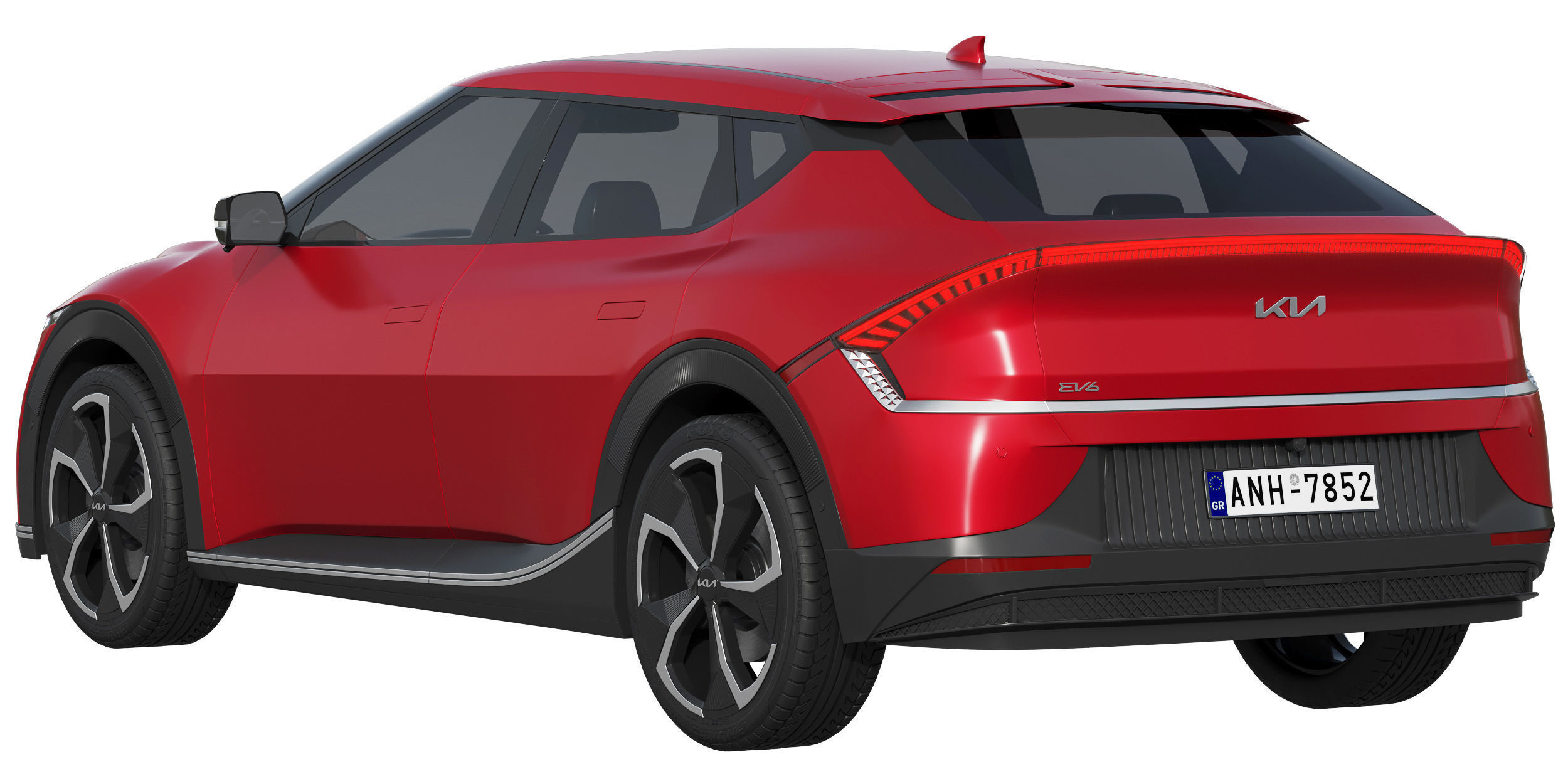 Kia EV6 AIR 2022 3D model_2