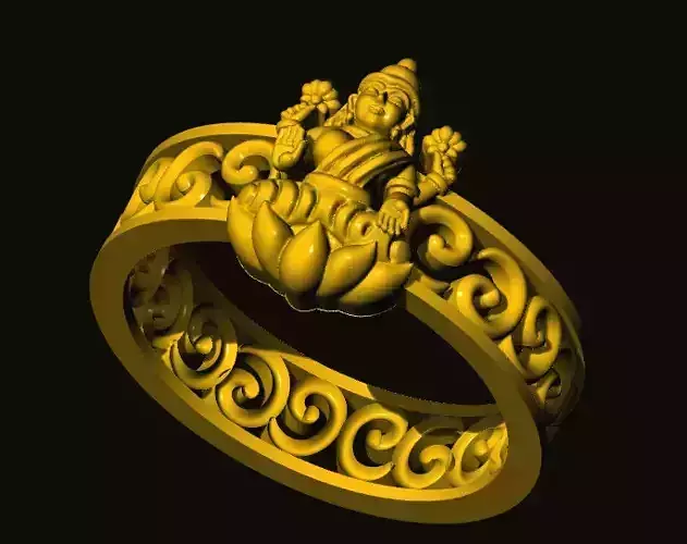 lakshmi devi 3D print model