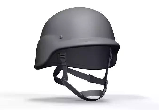 Police Helmet - High and Low Poly