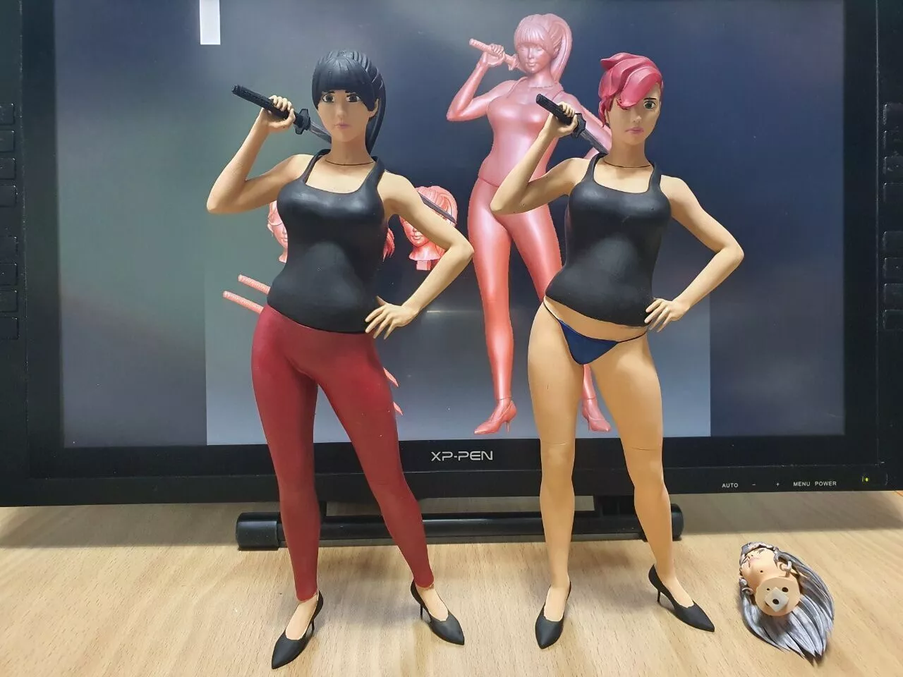 Samurai Girl 3D print model