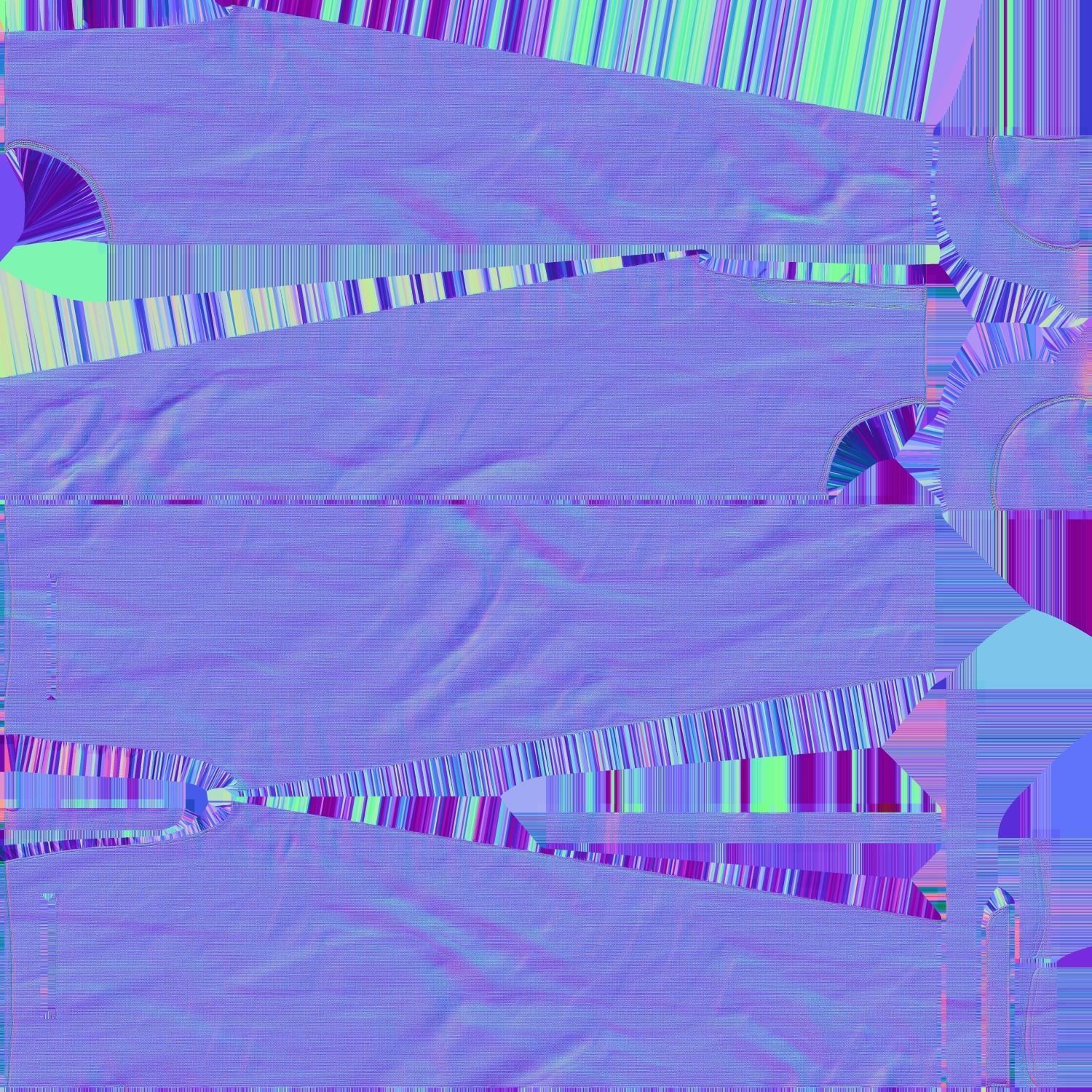 Low Poly Male Outfit 3D Model with PBR Textures Low-poly 3D model_5