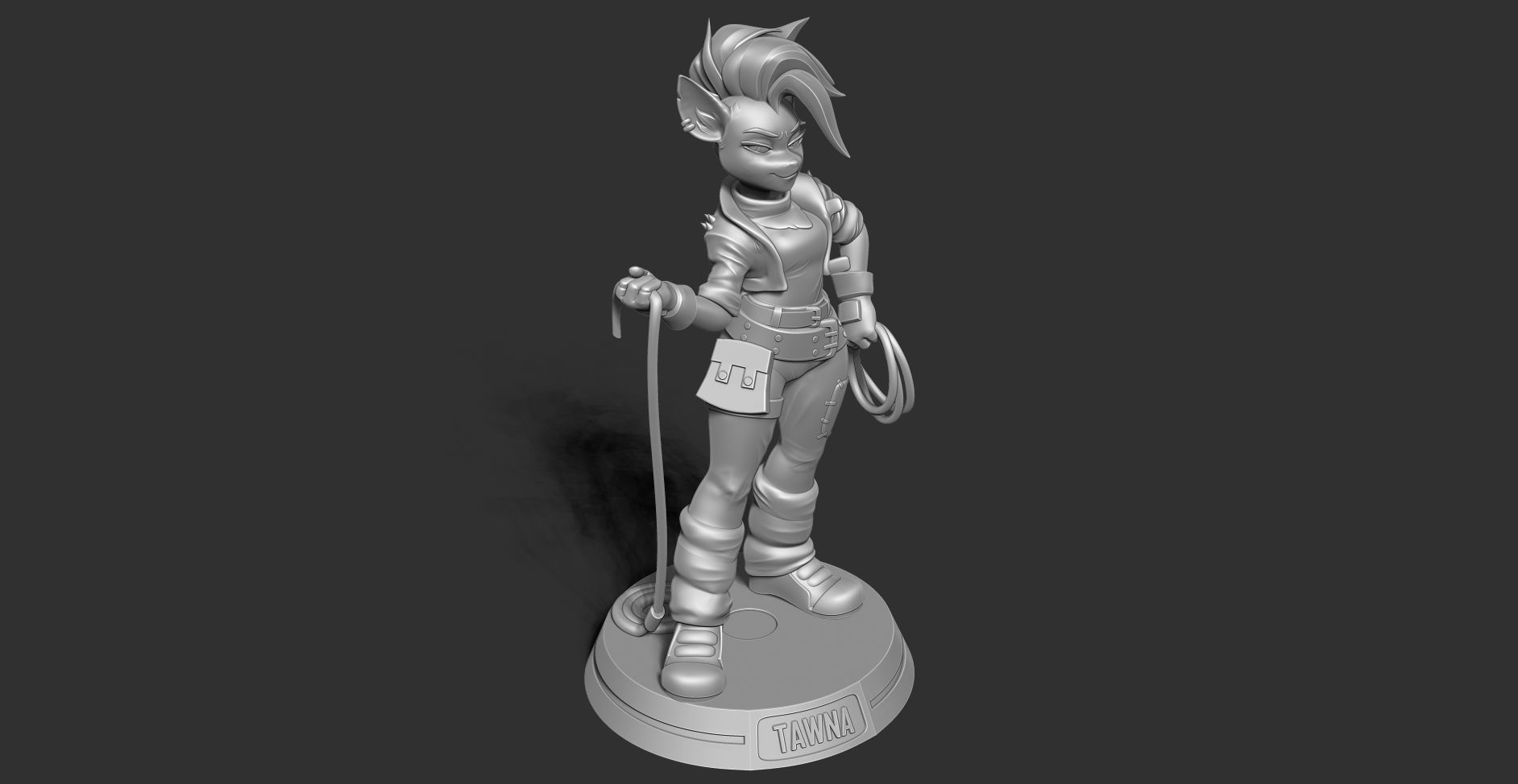 Tawna - Crash Bandicoot Fanart 3D print model_16