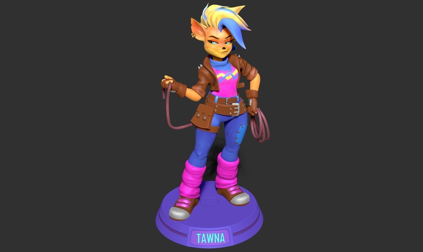 Tawna - Crash Bandicoot Fanart 3D print model_15