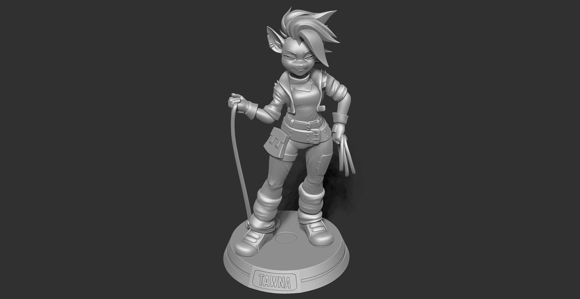 Tawna - Crash Bandicoot Fanart 3D print model_18