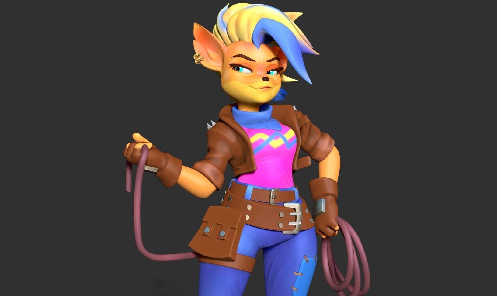 Tawna - Crash Bandicoot Fanart 3D print model_6