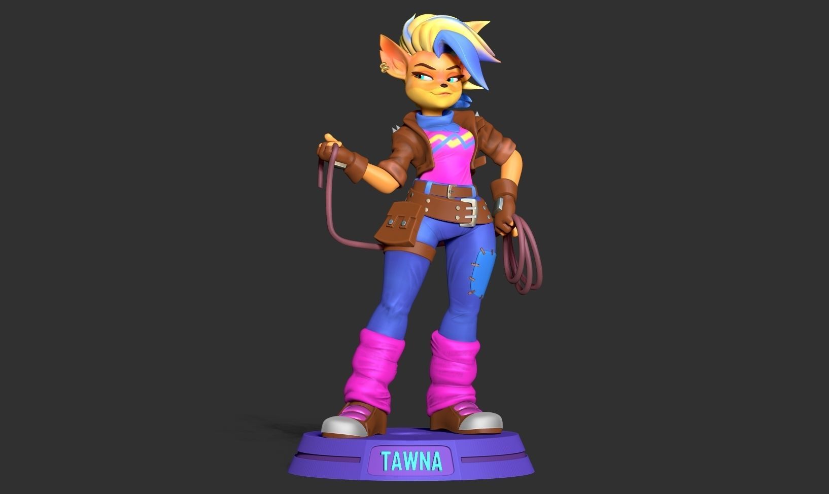 Tawna - Crash Bandicoot Fanart 3D print model_9