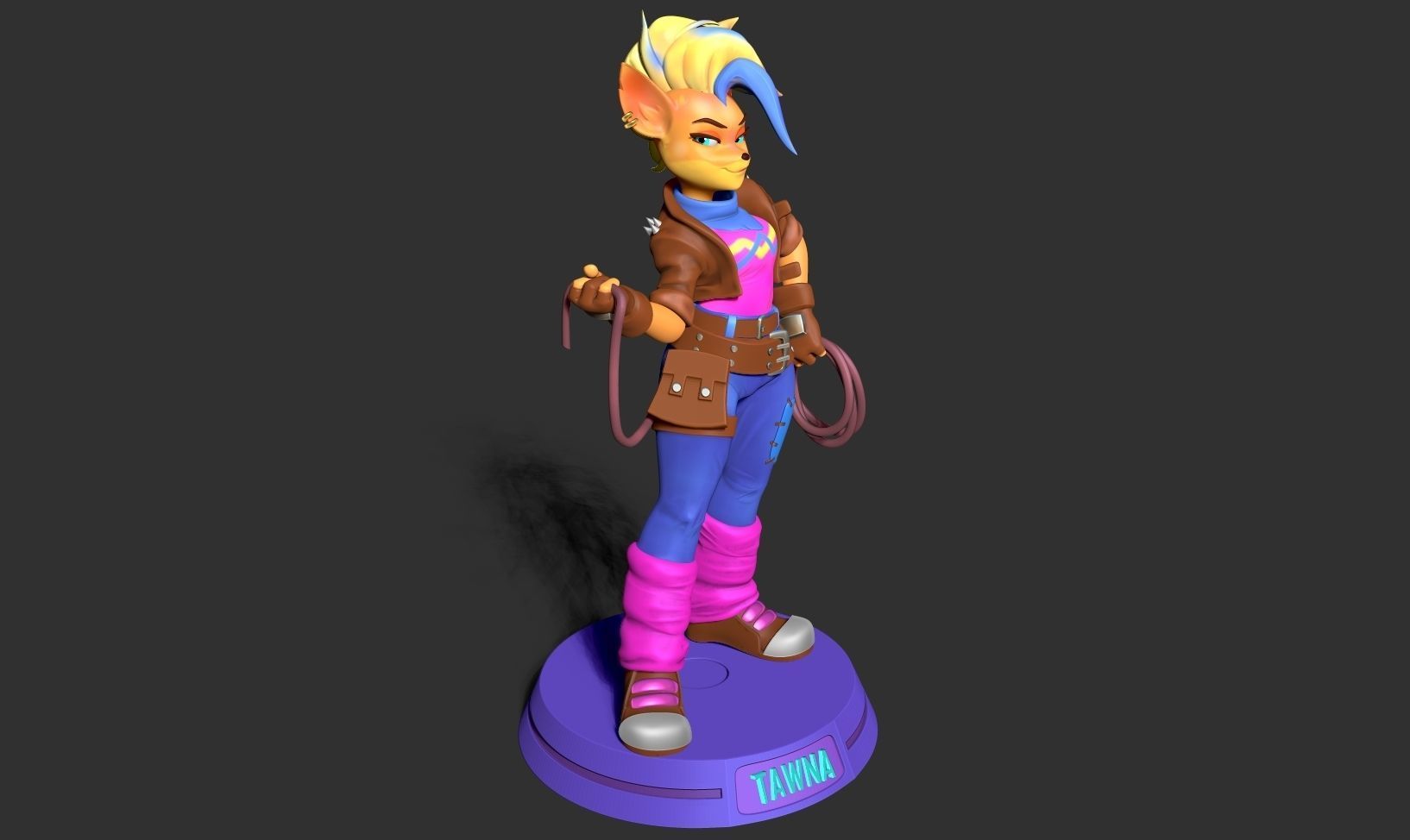 Tawna - Crash Bandicoot Fanart 3D print model_17