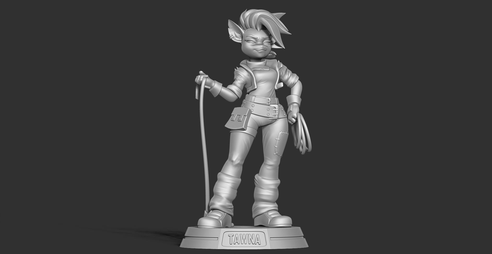 Tawna - Crash Bandicoot Fanart 3D print model_10