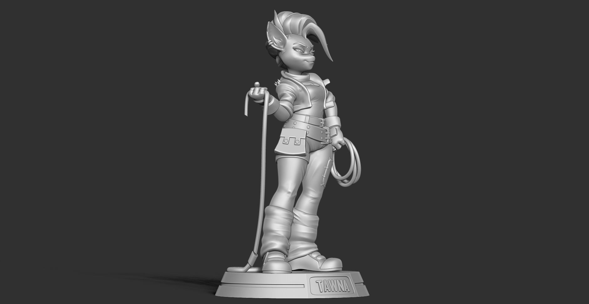Tawna - Crash Bandicoot Fanart 3D print model_14