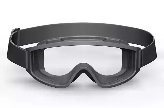 Military Tactical Glasses - Low Poly and High Poly