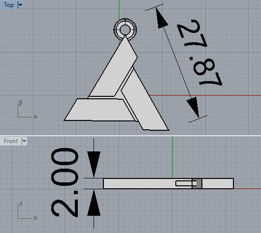 Abstergo pendant from Assassins Creed 3D print model_3