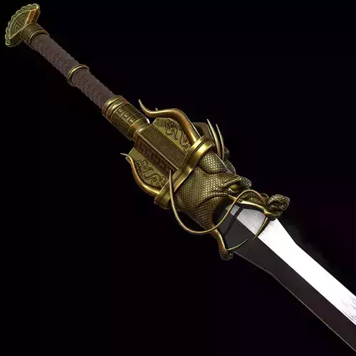 Golden Dragon Sword