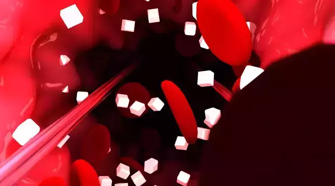 BLOOD SUGAR 3D ANIMATED 5 SECOND BLENDER CYCLE