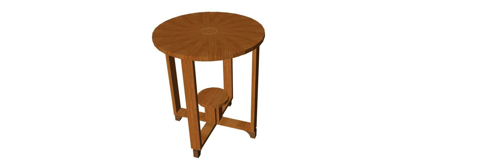  Old Cofee Table 3D model 3D model_2