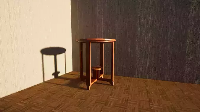  Old Cofee Table 3D model