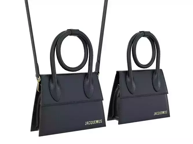 Jacquemus Le Chiquito Noeud Bag Black