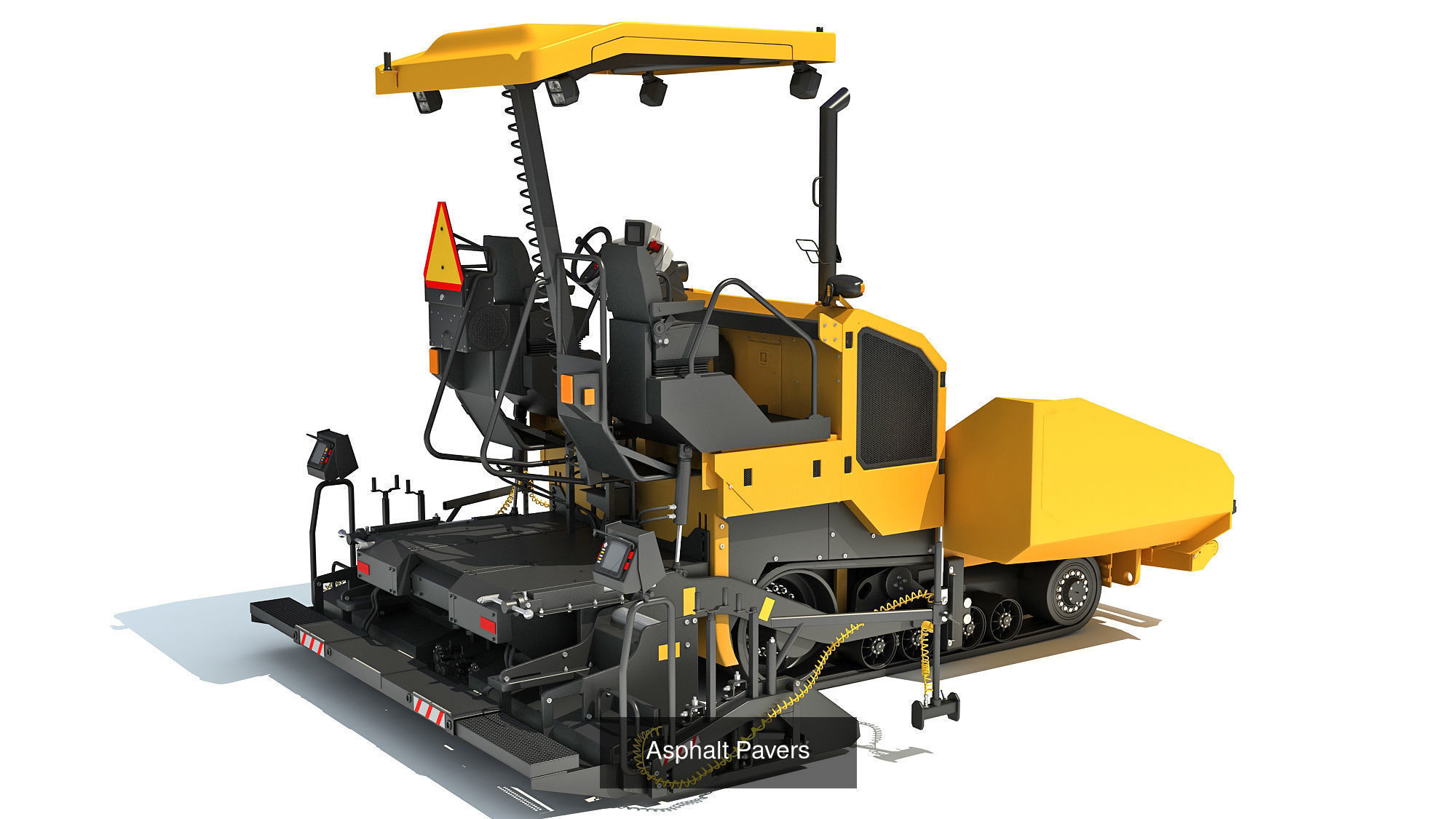 Heavy Construction Machinery 3D Model Collection_7