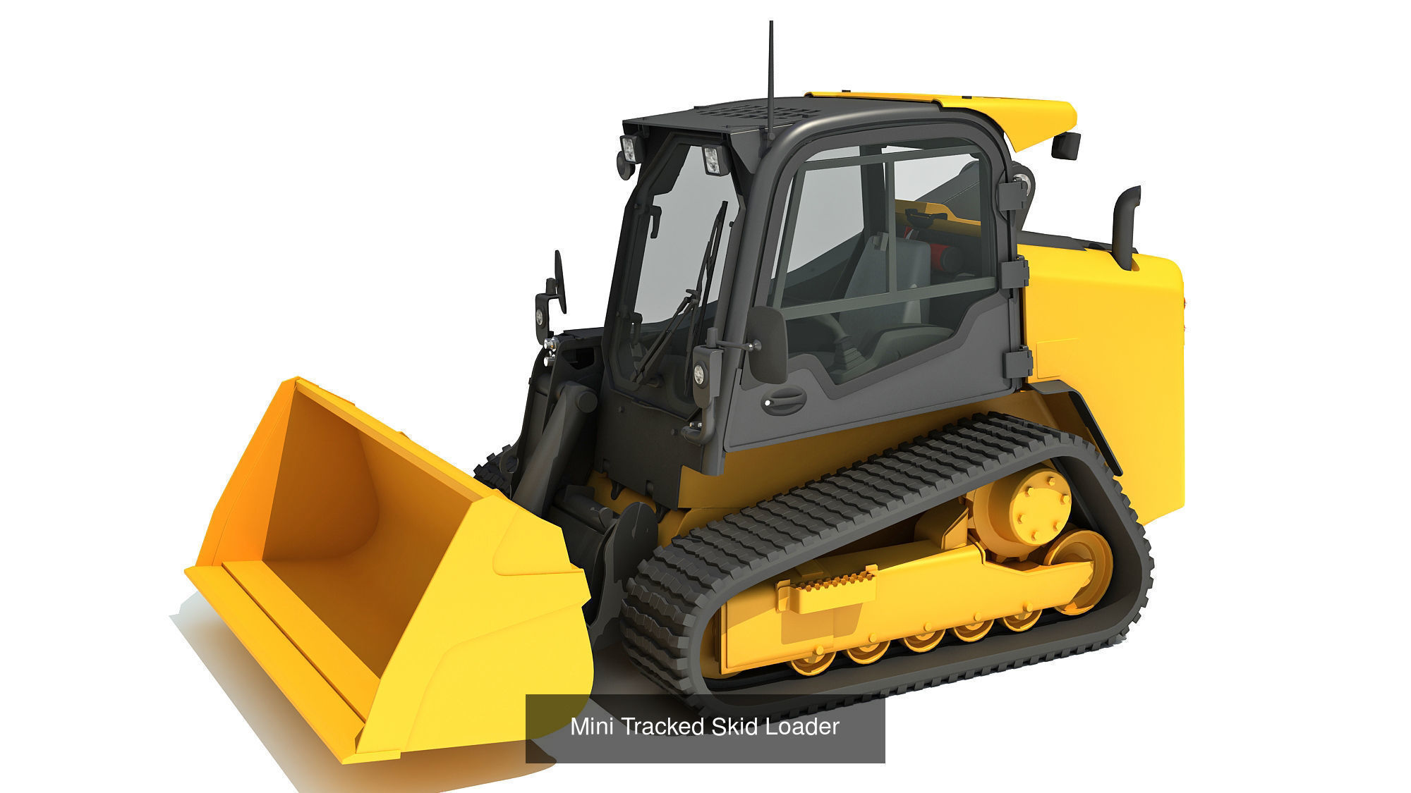 Heavy Construction Machinery 3D Model Collection_8