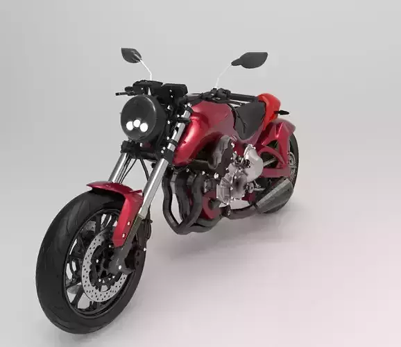 Custom Motorbike Concept Model