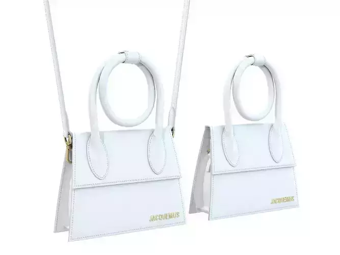 Jacquemus Le Chiquito Noeud Bag White