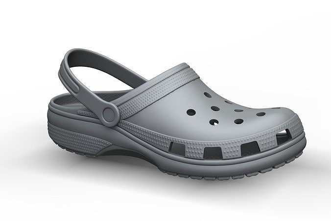 Crocs High Poly clogs 3D model