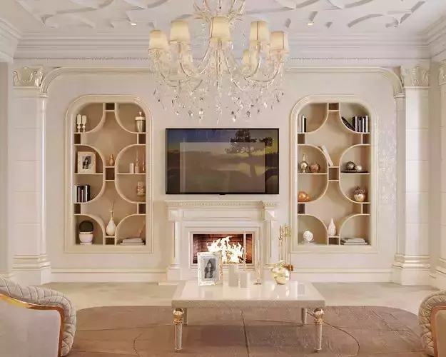 Interior Scene-6 for 3D Studio MAX and Corona Renderer 3D model