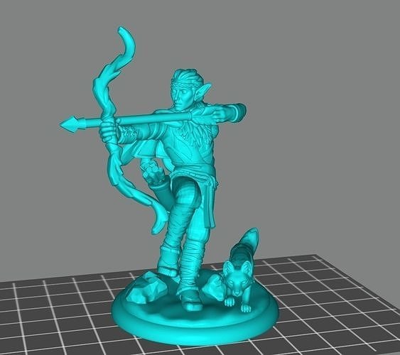 Elf Marksman 3D print model